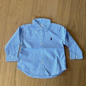 Ralph Lauren gingham collared shirt - size 24 months